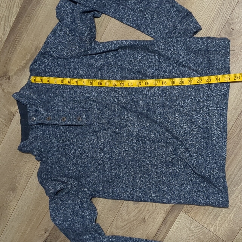 Marine Layer sweater Mens Clayton Textured Grey Pullover Preppy Casual Size S - Picture 5 of 7